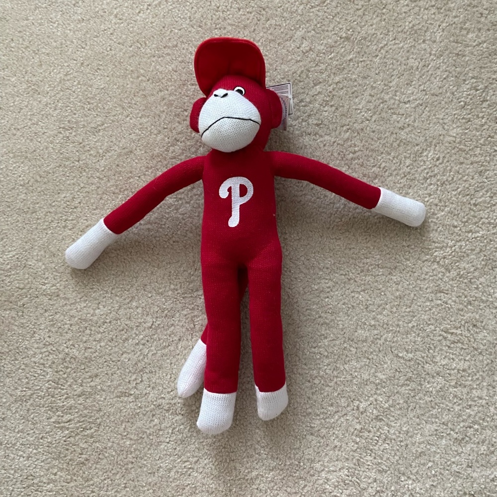 NWT Phillies sock monkey forever collectables